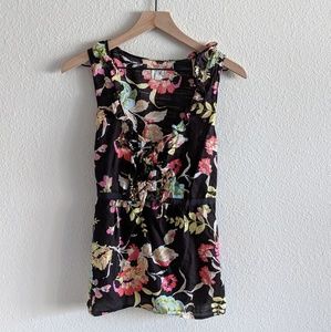 Anthropologie Floral Blouse